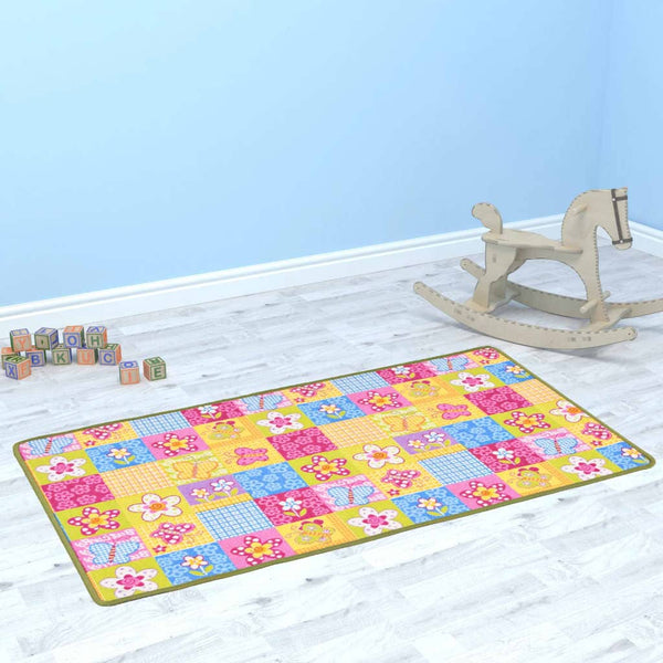 Speelmat 133x180 cm vlinderpatroon lussenpool Baby & peuter > Babyspeelgoed > Speelkleden & babygyms OwlyShop Multikleur 