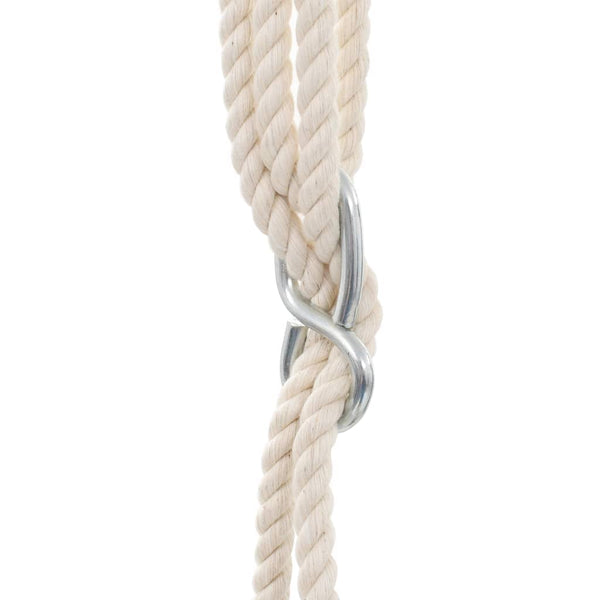 Babyschommel met veiligheidsgordel katoen hout blauw Baby & peuter > Babyspeelgoed > Babyjumpers & - schommels OwlyShop 