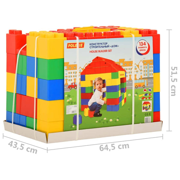 Polesie Speelgoedblokken 134 st Baby & peuter > Babyspeelgoed > Sorteer- & stapelspeelgoed OwlyShop 